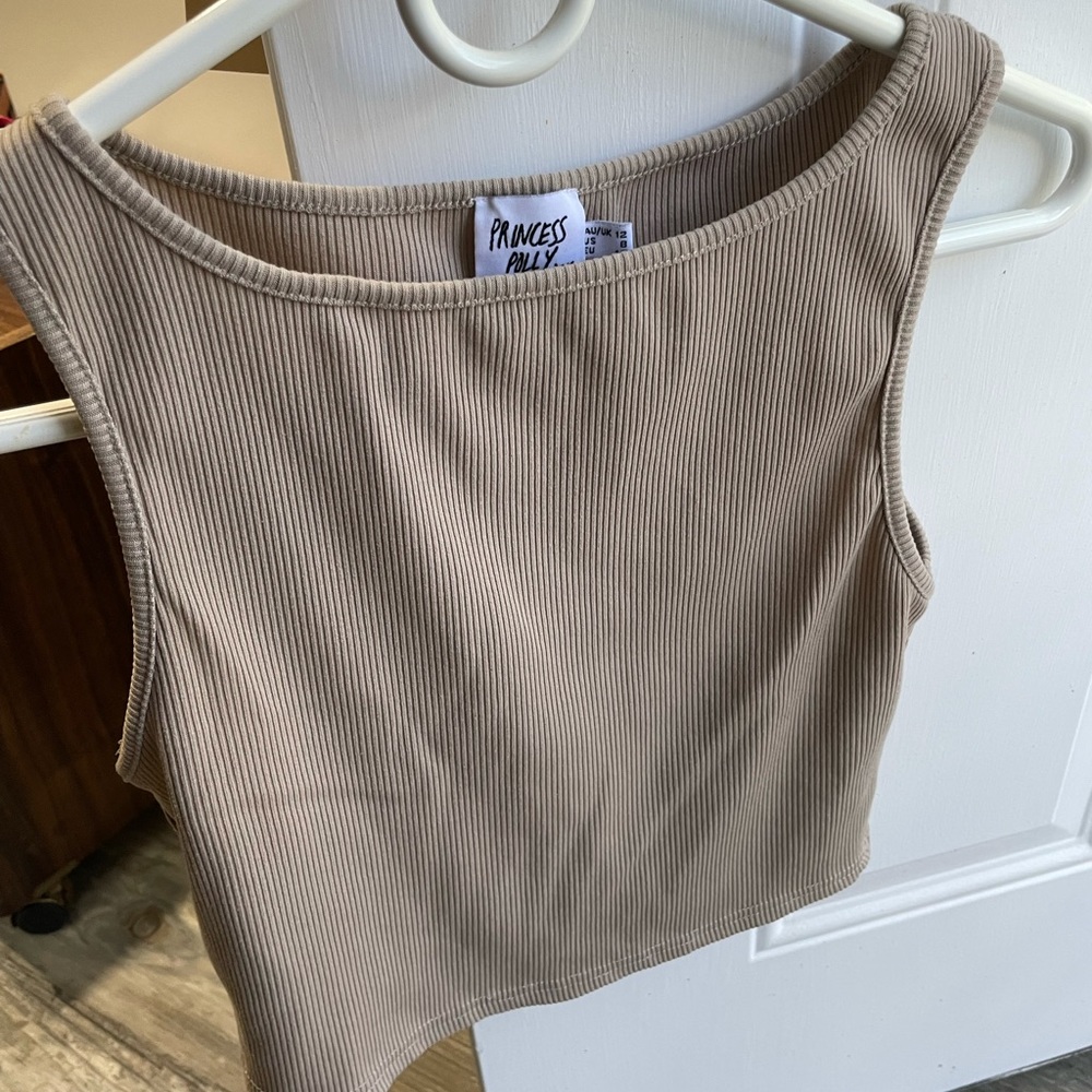 Mocha colored princess Polly tank top